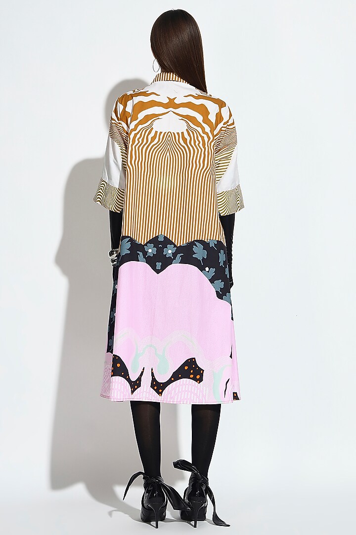 Multi-Colored Cotton Floral Printed Sleeveless Midi Summer Dress by BluntBuck at Pernia's Pop Up Shop