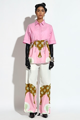 Multi-Colored Cotton Printed Co-Ord Set by BluntBuck