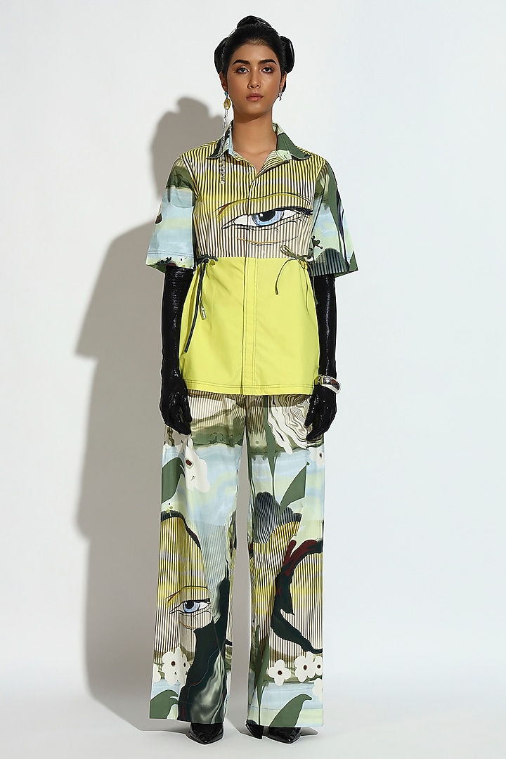 Multi-Colored Cotton Printed Co-Ord Set by BluntBuck at Pernia's Pop Up Shop