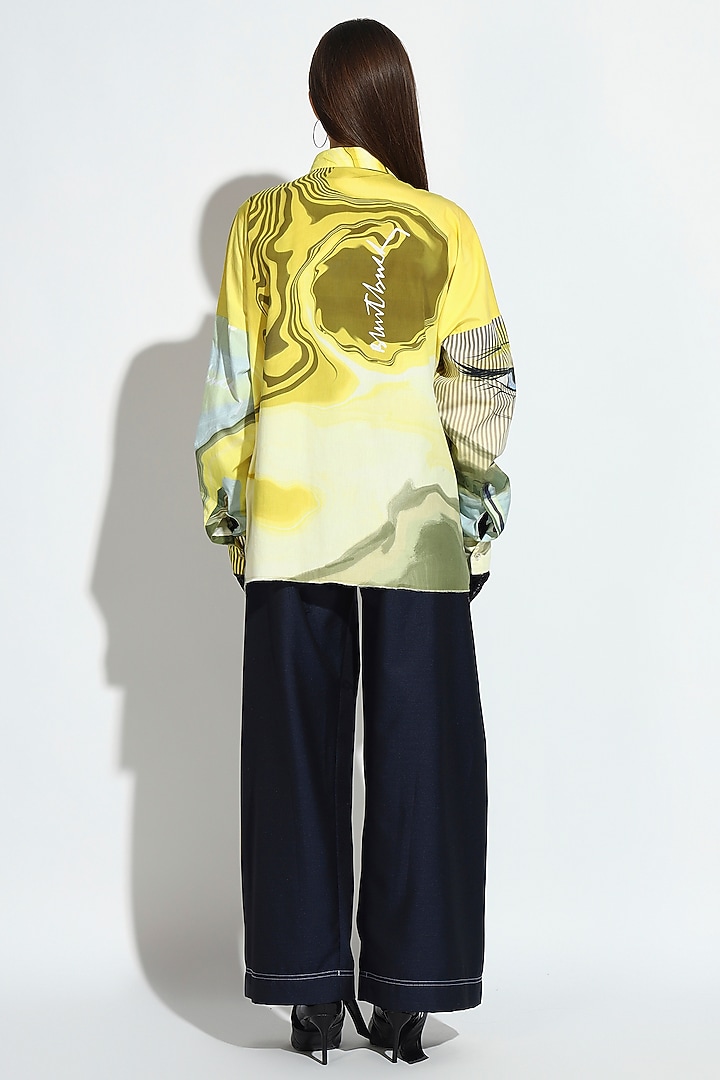 Multi-Colored Cotton Floral Printed Shirt by BluntBuck at Pernia's Pop Up Shop