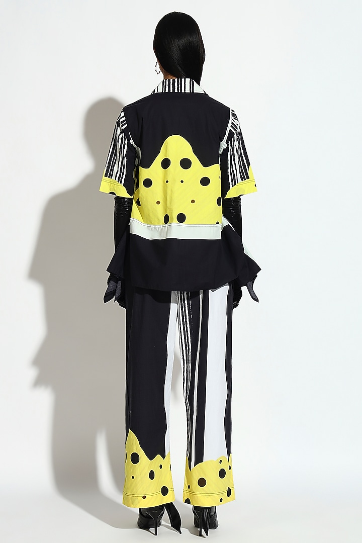 Multi-Colored Cotton Abstract Printed Co-Ord Set by BluntBuck at Pernia's Pop Up Shop