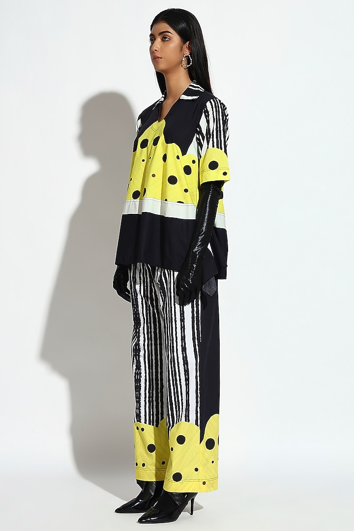 Multi-Colored Cotton Abstract Printed Co-Ord Set by BluntBuck at Pernia's Pop Up Shop