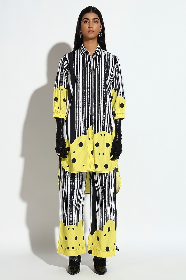 Multi-Colored Cotton Abstract Printed Tunic Set by BluntBuck at Pernia's Pop Up Shop