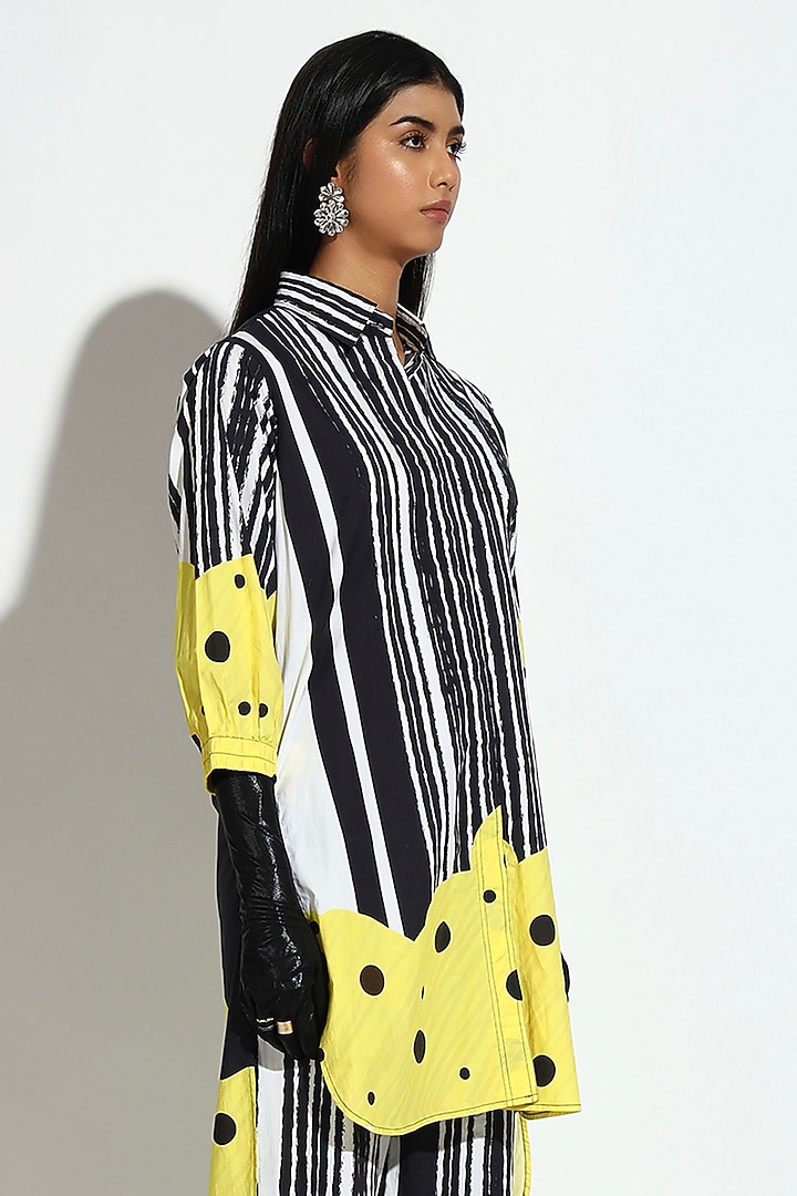 Multi-Colored Cotton Abstract Printed Tunic Set by BluntBuck at Pernia's Pop Up Shop