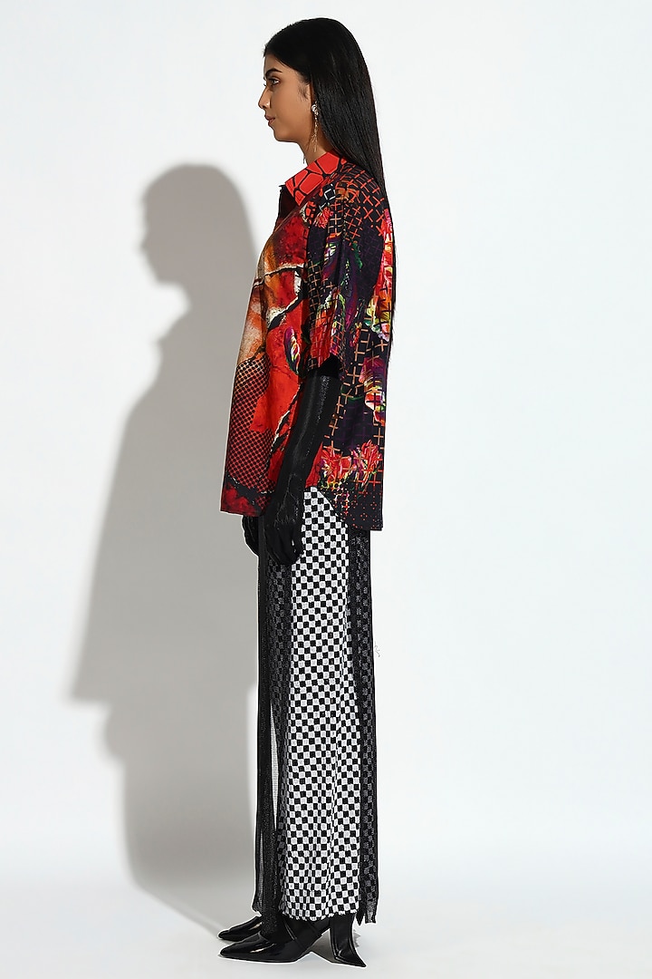 Multi-Colored Cotton Geometric Printed Shirt by BluntBuck at Pernia's Pop Up Shop