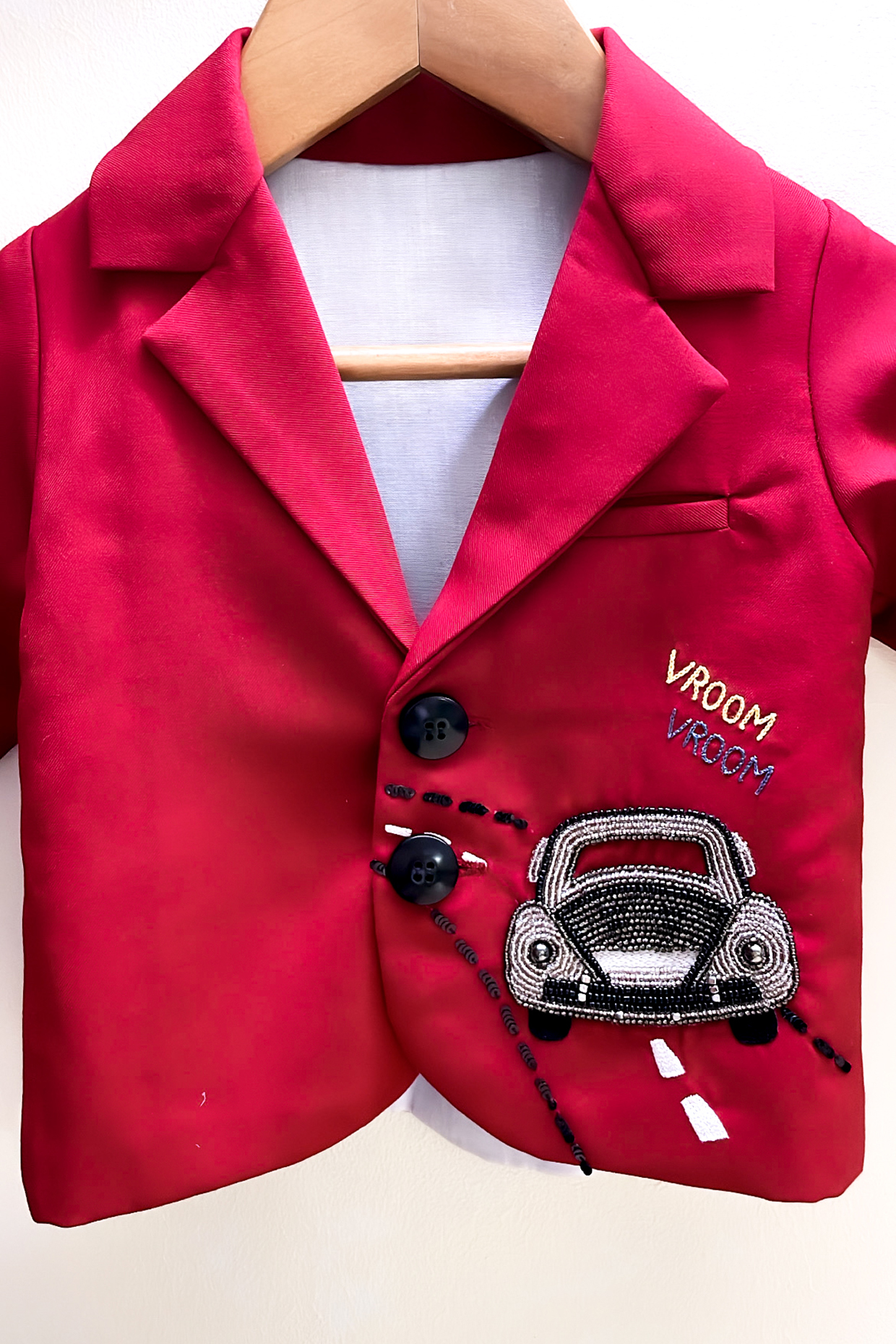 Red blazer best sale for baby boy