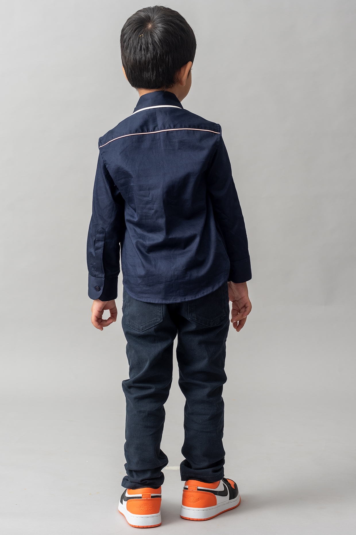 Baby boy navy hot sale shirt