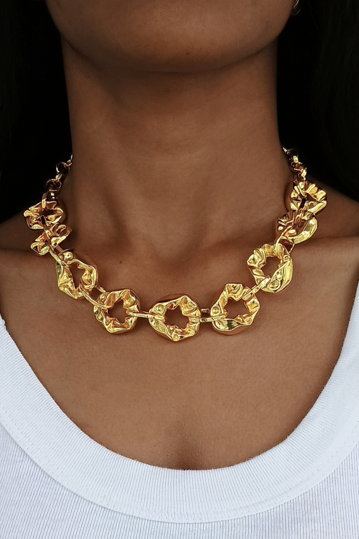 Gold Motif Necklace by BBLINGG at Pernia's Pop Up Shop