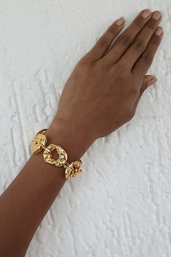 Gold Motif Bracelet by BBLINGG at Pernia's Pop Up Shop