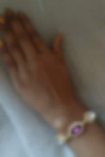 Gold Plated Swarovski Crystal Bracelet by BBLINGG at Pernia's Pop Up Shop