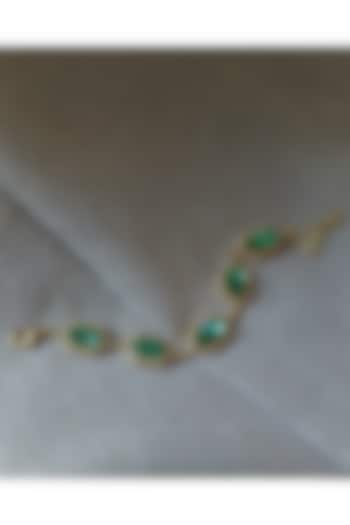 Gold Plated Swarovski Crystal Bracelet by BBLINGG