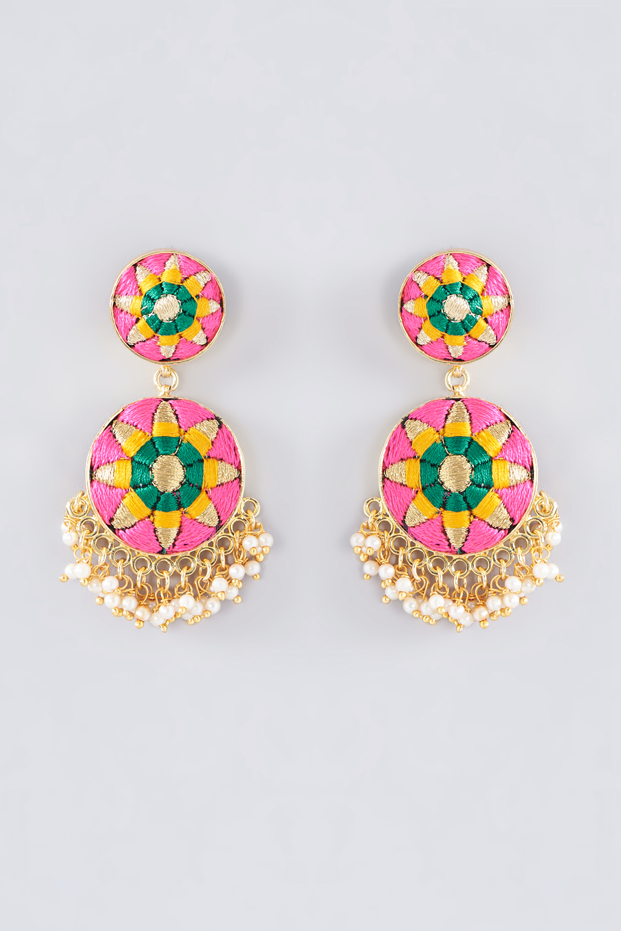 Cerise pink earrings online