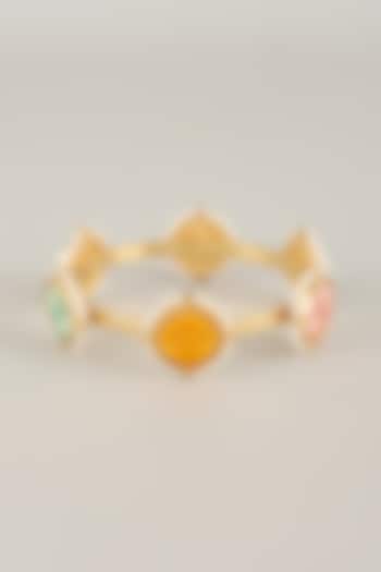 Multi-Colored Pearl Beaded Bangle by Bauble Bazaar at Pernia's Pop Up Shop