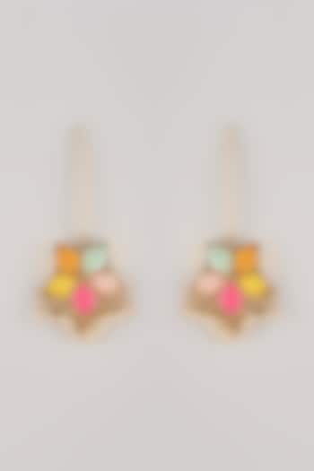 Multi-Colored Pearl Dangler Earrings by Bauble Bazaar at Pernia's Pop Up Shop