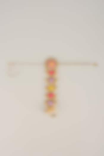 Multi-Colored Pearl Beaded Haathphool by Bauble Bazaar at Pernia's Pop Up Shop