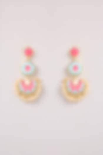 Multi-Colored Thread Work Dangler Earrings by Bauble Bazaar at Pernia's Pop Up Shop
