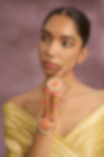 Multi-Colored Stone & Silk Thread Haathphool by Bauble Bazaar at Pernia's Pop Up Shop