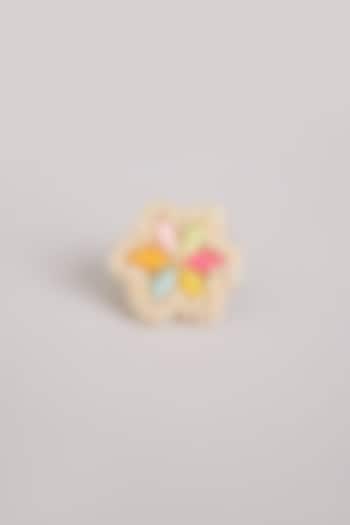 Multi-Colored Thread Work Ring by Bauble Bazaar at Pernia's Pop Up Shop
