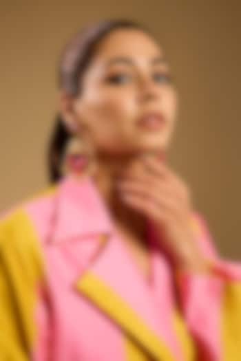 Multi-Colored Stone & Silk Thread Dangler Earrings by Bauble Bazaar at Pernia's Pop Up Shop