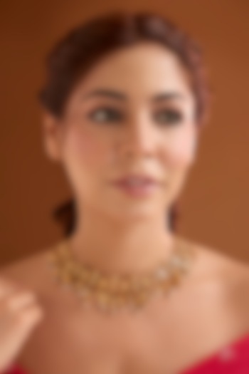 Gold Finish Necklace by Bauble Bazaar at Pernia's Pop Up Shop
