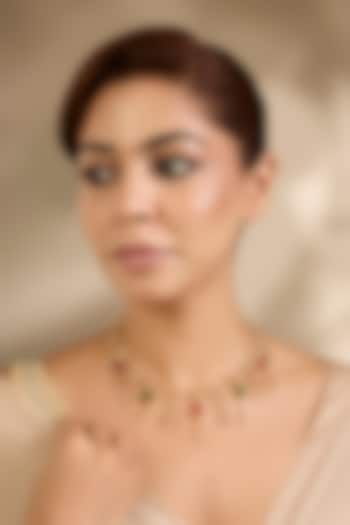 Gold Finish Necklace by Bauble Bazaar at Pernia's Pop Up Shop