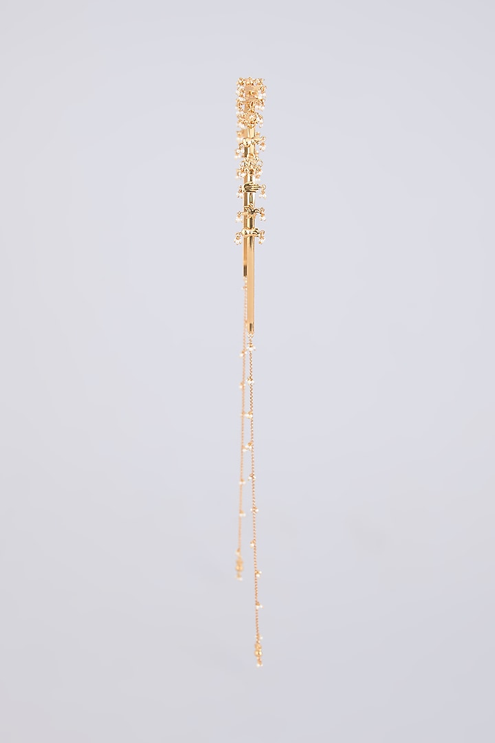 Gold Finish Hair Accessory by Bauble Bazaar at Pernia's Pop Up Shop