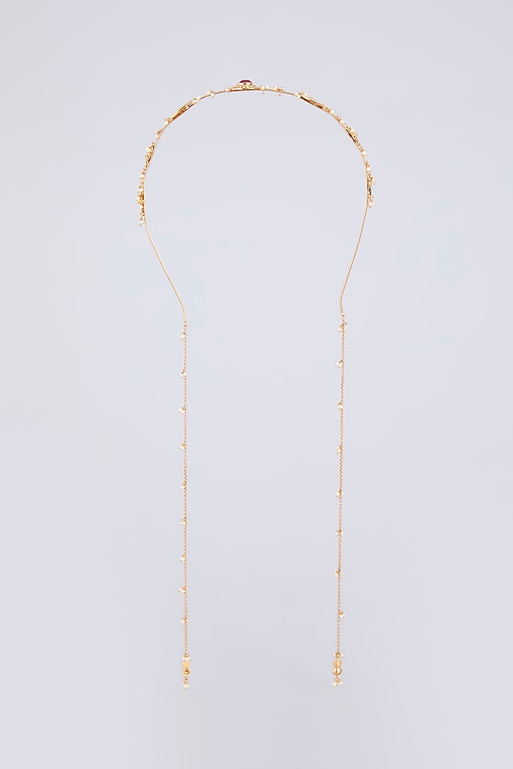Gold Finish Hair Accessory by Bauble Bazaar at Pernia's Pop Up Shop