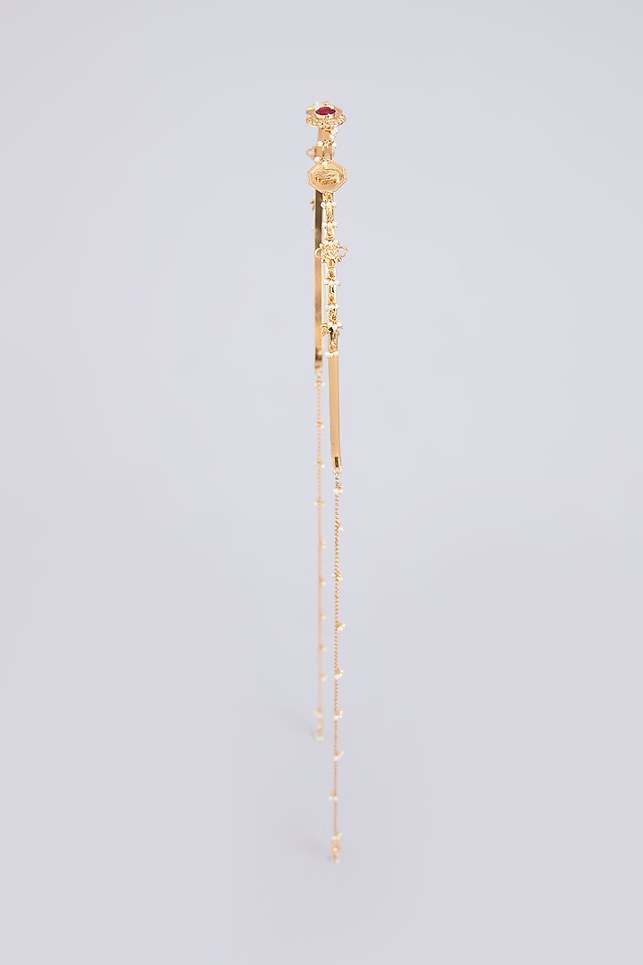 Gold Finish Hair Accessory by Bauble Bazaar at Pernia's Pop Up Shop