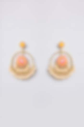 Multi-Colored Mixed Metal Dangler Earrings by Bauble Bazaar at Pernia's Pop Up Shop