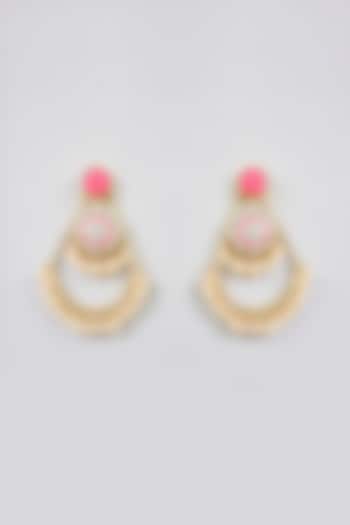 Multi-Colored Mixed Metal Dangler Earrings by Bauble Bazaar at Pernia's Pop Up Shop