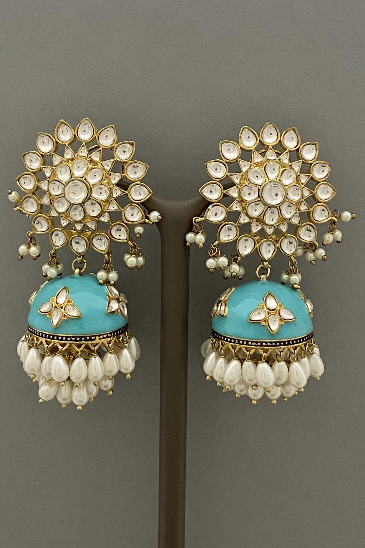 Enamel jhumkas online discount