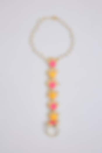 Multi-Colored Mixed Metal Haathphool by Bauble Bazaar at Pernia's Pop Up Shop