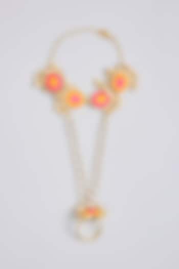 Multi-Colored Mixed Metal Haathphool by Bauble Bazaar at Pernia's Pop Up Shop
