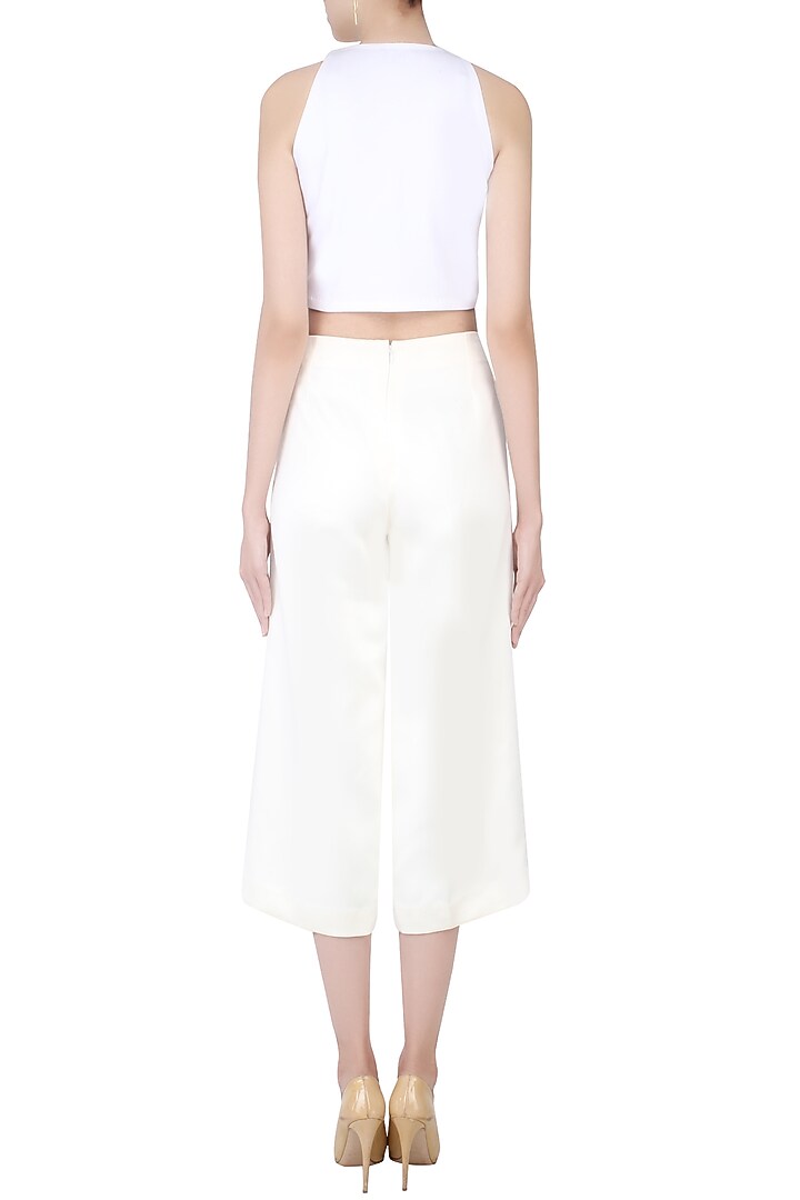 Ivory culotte pants available only at Pernia's Pop Up Shop.