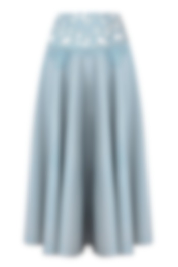 Ice blue beads and sequinned circle skirt available only at Pernia's Pop Up Shop.