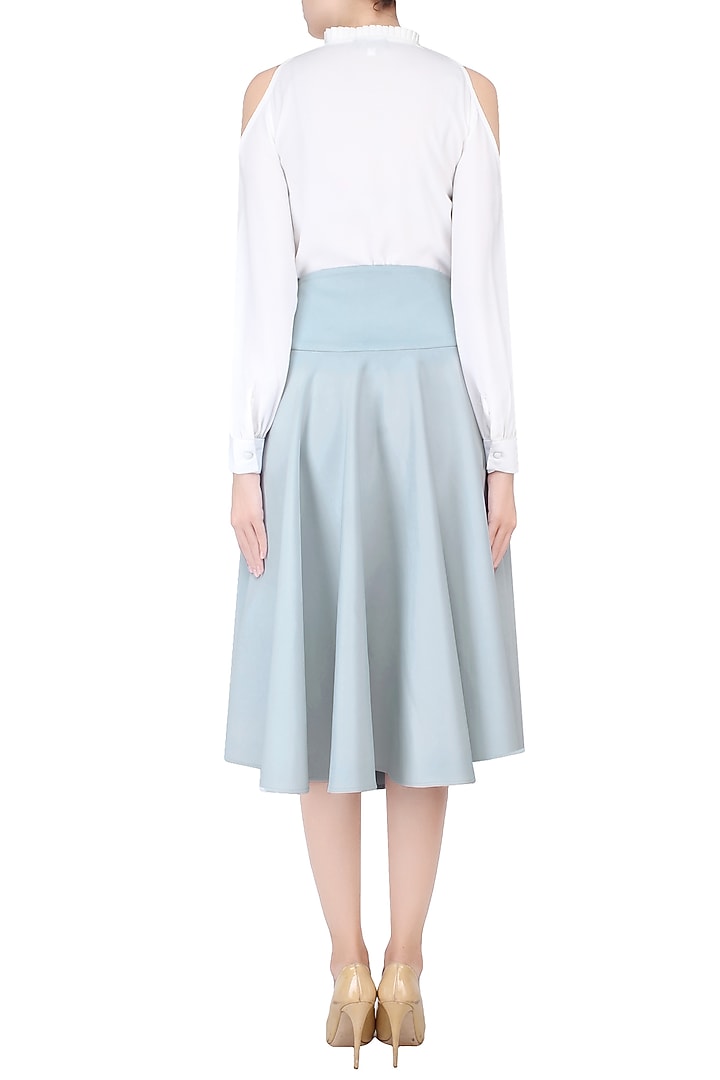 Ice blue beads and sequinned circle skirt available only at Pernia's Pop Up Shop.