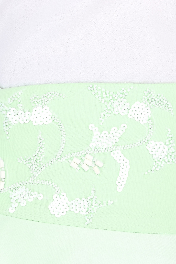 Mint green beads and sequinned circle skirt available only at Pernia's Pop Up Shop.