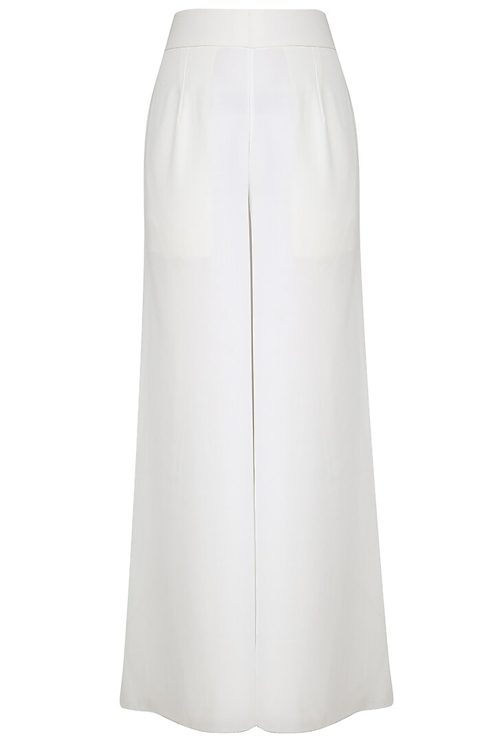 Ivory boot cut pants available only at Pernia's Pop Up Shop.