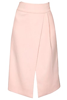 Blush wrap skirt available only at Pernia's Pop-Up Shop. 2024