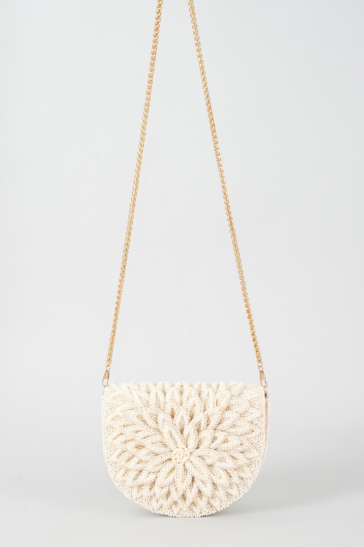 White embellished clutch hot sale