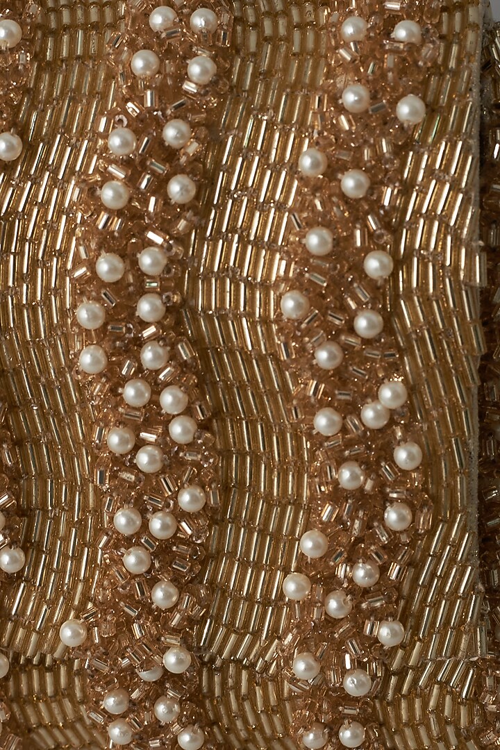 Gold Embroidered Clutch by BEAU MONDE at Pernia's Pop Up Shop