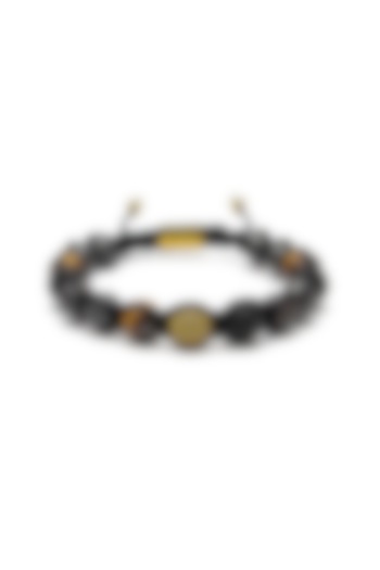 Grey Beaded Bracelet by Bebajrang at Pernia's Pop Up Shop