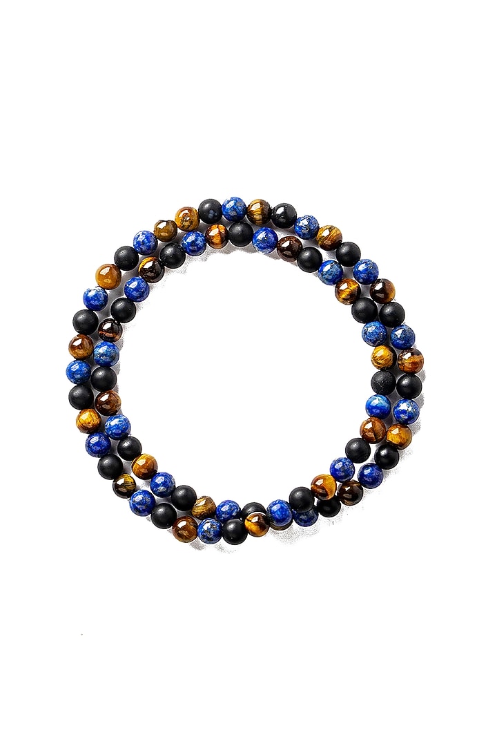Blue Beaded Bracelet by Bebajrang at Pernia's Pop Up Shop