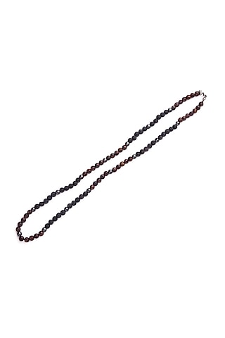 Black Beaded Necklace by Bebajrang