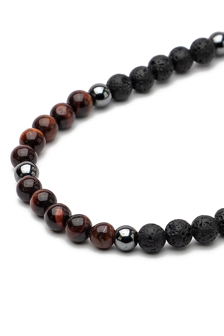 Black Beaded Necklace by Bebajrang at Pernia's Pop Up Shop