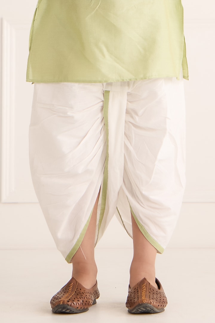 Multi-Colored Muslin Printed Nehru Jacket Set For Boys by Be Bonnie at Pernia's Pop Up Shop