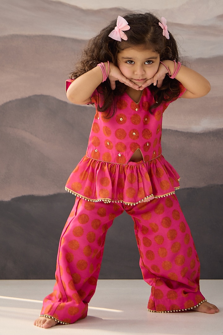 Pink Cotton Muslin Co-Ord Set by Be Bonnie at Pernia's Pop Up Shop