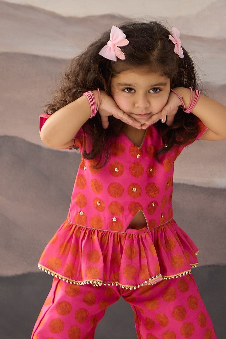 Pink Cotton Muslin Co-Ord Set by Be Bonnie at Pernia's Pop Up Shop