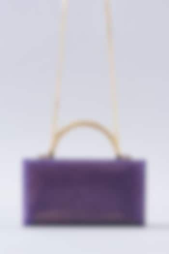 Purple Hand-Poured Resin Clutch by Be Chic at Pernia's Pop Up Shop