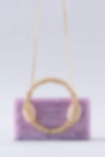 Lilac Hand-Poured Resin Clutch by Be Chic at Pernia's Pop Up Shop